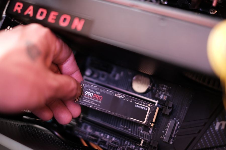 SSD installation process